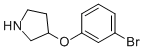 3-(3-BROMOPHENOXY)PYRROLIDINE CAS#: 946681-75-0