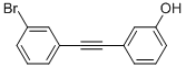 3-((3-BROMOPHENYL)ETHYNYL)PHENOL CAS#: 937593-03-8