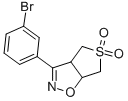 3-(3-Bromo-phenyl)-3a,4,6,6a-tetrahydro-thieno[3,4-d]isoxazole 5,5-dioxide CAS#: 910442-25-0