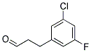3-(3-CHLORO-5-FLUOROPHENYL)PROPIONALDEHYDE CAS#: 951890-33-8