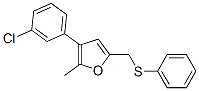 3-(3-CHLORO-PHENYL)-2-METHYL-5-PHENYLSULFANYLMETHYL-FURAN CAS#: 941270-45-7