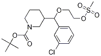3-[(3-Chloro-phenyl)-(2-methanesulfonyloxy-ethoxy)-methyl]-piperidine-1-carboxylic acid tert-butyl ester CAS#: 942145-04-2