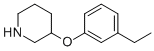 3-(3-ETHYLPHENOXY)PIPERIDINE CAS#: 946759-21-3