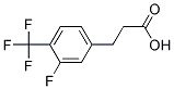 3-[3-FLUORO-4-(TRIFLUOROMETHYL)PHENYL]PROPIONIC ACID CAS#: 916420-40-1