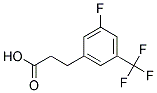 3-[3-FLUORO-5-(TRIFLUOROMETHYL)PHENYL]PROPIONIC ACID CAS#: 916420-41-2