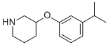 3-(3-ISOPROPYLPHENOXY)PIPERIDINE CAS#: 946714-41-6