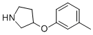 3-(3-METHYLPHENOXY)PYRROLIDINE CAS#: 946726-81-4