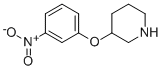3-(3-NITROPHENOXY)PIPERIDINE CAS#: 946759-44-0