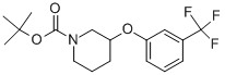 3-(3-Trifluoromethyl-phenoxy)-piperidine-1-carboxylic acid tert-butyl ester CAS#: 954228-08-1