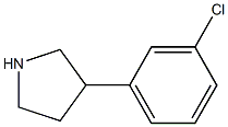 3-(3-chlorophenyl)pyrrolidine(SALTDATA: FREE) CAS#: 914299-59-5