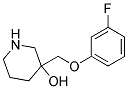 3-[(3-fluorophenoxy)methyl]piperidin-3-ol CAS#: 954220-32-7