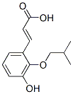 3-[3-hydroxy(2-methylpropoxy)phenyl]acrylic acid CAS#: 98510-77-1