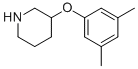 3-(3,5-DIMETHYLPHENOXY)PIPERIDINE CAS#: 946681-15-8