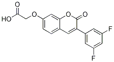 {[3-(3,5-Difluorophenyl)-2-oxo-2H-chromen-7-yl]-oxy}acetic acid CAS#: 951999-09-0