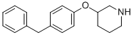 3-(4-BENZYLPHENOXY)PIPERIDINE CAS#: 946681-24-9