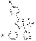 3-(4-BROMOPHENYL)-5-(3-(4-BROMOPHENYL)ISOXAZOL-4-YL)-5-(TRIFLUOROMETHYL)-1,4,2-DIOXAZOLE CAS#: 931386-46-8