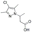 3-(4-CHLORO-3,5-DIMETHYL-PYRAZOL-1-YL)-BUTYRIC ACID CAS#: 956354-96-4
