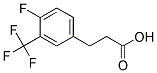 3-[4-FLUORO-3-(TRIFLUOROMETHYL)PHENYL]PROPIONIC ACID CAS#: 916420-42-3