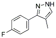 3-(4-FLUORO-PHENYL)-4-METHYL-1H-PYRAZOLE CAS#: 916792-26-2