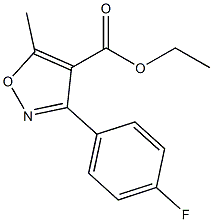 3-(4-FLUORO-PHENYL)-5-METHYL-ISOXAZOLE-4-CARBOXYLIC ACID ETHYL ESTER CAS#: 954230-39-8