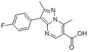 3-(4-FLUOROPHENYL)-2,7-DIMETHYL-PYRAZOLO[1,5-A]PYRIMIDINE-6-CARBOXYLIC ACID CAS#: 941236-28-8