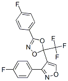 3-(4-FLUOROPHENYL)-5-(3-(4-FLUOROPHENYL)ISOXAZOL-4-YL)-5-(TRIFLUOROMETHYL)-1,4,2-DIOXAZOLE CAS#: 931386-48-0