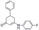 3-((4-FLUOROPHENYL)AMINO)-5-PHENYLCYCLOHEX-2-EN-1-ONE CAS#: 937605-06-6