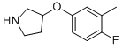 3-(4-Fluoro-3-methyl-phenoxy)-pyrrolidine CAS#: 954225-99-1