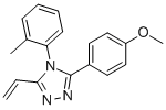 3-(4-METHOXYPHENYL)-4-O-TOLYL-5-VINYL-4H-1,2,4-TRIAZOLE CAS#: 948854-68-0