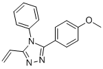 3-(4-METHOXYPHENYL)-4-PHENYL-5-VINYL-4H-1,2,4-TRIAZOLE CAS#: 935742-80-6