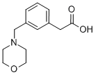 3-(4-MORPHOLINYLMETHYL)-BENZENEACETIC ACID CAS#: 933743-78-3
