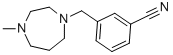 3-[(4-Methylhomopiperazin-1-yl)methyl]benzonitrile CAS#: 910036-91-8