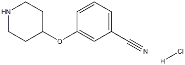 3-(4-Piperidinyloxy)benzonitrile hydrochloride CAS#: 950649-07-7