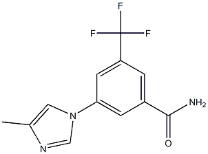 3-(4-methyl-1H-imidazol-1-yl)-5-(trifluoromethyl)benzamide CAS#: 917391-28-7