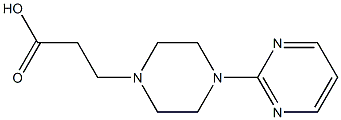3-[4-(pyrimidin-2-yl)piperazin-1-yl]propanoic acid CAS#: 938267-98-2