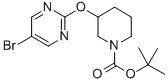 3-(5-BROMOPYRIMIDIN-2-YLOXY)PIPERIDINE-1-CARBOXYLIC ACID TERT-BUTYL ESTER CAS#: 914347-76-5