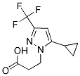 3-(5-CYCLOPROPYL-3-TRIFLUOROMETHYL-PYRAZOL-1-YL)-PROPIONIC ACID CAS#: 956394-41-5