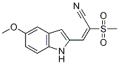 3-(5-methoxy-1H-indol-2-yl)-2-(methylsulfonyl)acrylonitrile CAS#: 900014-99-5