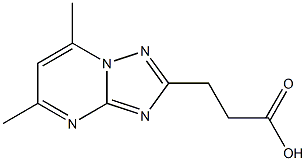 3-(5,7-DiMethyl-[1,2,4]triazolo[1,5-a]pyriMidin-2-yl)propanoic acid CAS#: 901735-11-3