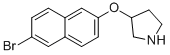 3-[(6-BROMO-2-NAPHTHYL)OXY]PYRROLIDINE CAS#: 946760-43-6