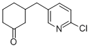 3-[(6-CHLORO-3-PYRIDINYL)METHYL]CYCLOHEXANONE CAS#: 909421-71-2