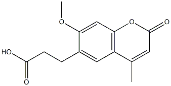 3-(7-Methoxy-4-methyl-2-oxo-2H-chromen-6-yl)propanoic acid CAS#: 929339-05-9