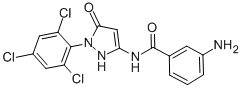 3-AMINO-N-[5-OXO-1-(2,4,6-TRICHLORO-PHENYL)-2,5-DIHYDRO-1H-PYRAZOL-3-YL]-BENZAMIDE CAS#: 939889-30-2