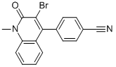 3-BROMO-4-(4-CYANOPHENYL)-1-METHYL-2-OXO-1,2-DIHYDROQUINOLINE CAS#: 950985-29-2