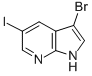 3-BROMO-5-IODO-1H-PYRROLO[2,3-B]PYRIDINE CAS#: 900514-06-9