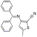3-(Benzhydrylideneamino)-2-cyano-5-methylthiophene CAS#: 948015-48-3