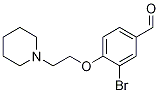 3-BroMo-4-[2-(piperidino)ethoxy]benzaldehyde CAS#: 938370-87-7