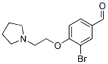 3-BroMo-4-(2-pyrrolidinoethoxy)benzaldehyde CAS#: 938310-95-3