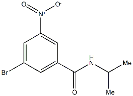 3-Bromo-N-isopropyl-5-nitrobenzamide CAS#: 941294-16-2