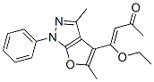 3-Buten-2-one,  4-(3,5-dimethyl-1-phenyl-1H-furo[2,3-c]pyrazol-4-yl)-4-ethoxy- CAS#: 928850-56-0